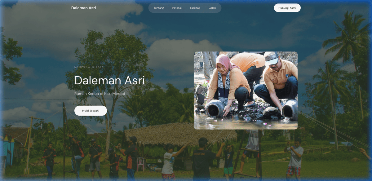 Website Desa Wisata Kawidasri